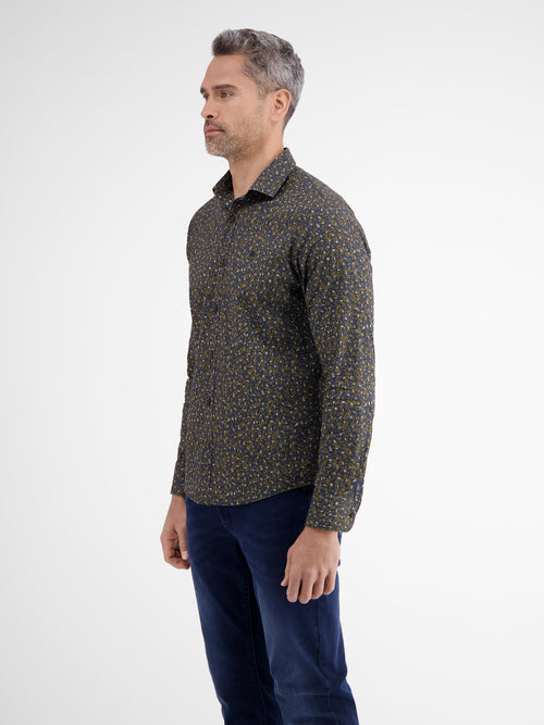 Lerros Poplin-Stretchhemd mit AOP Zeitlich begrenztes Angebot