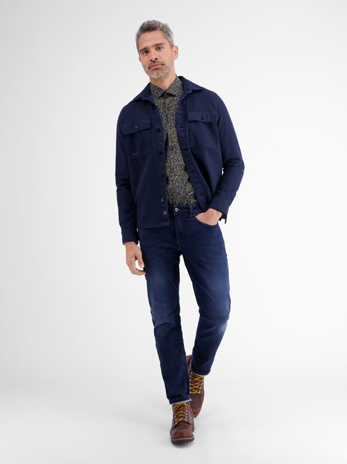 Lerros Poplin-Stretchhemd mit AOP Zeitlich begrenztes Angebot