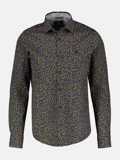 Lerros Poplin-Stretchhemd mit AOP Zeitlich begrenztes Angebot