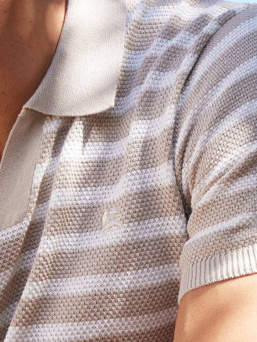 Lerros Gestreiftes Strickpoloshirt Rabatte dieses Monats