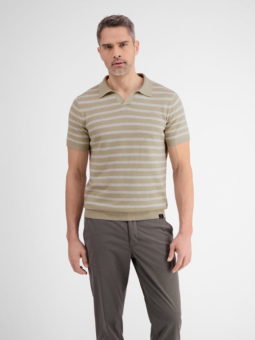 Lerros Gestreiftes Strickpoloshirt Rabatte dieses Monats
