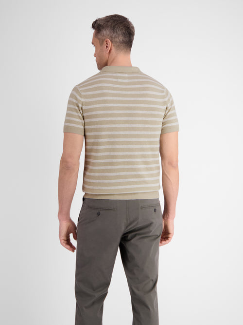 Lerros Gestreiftes Strickpoloshirt Rabatte dieses Monats