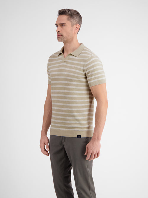 Lerros Gestreiftes Strickpoloshirt Rabatte dieses Monats