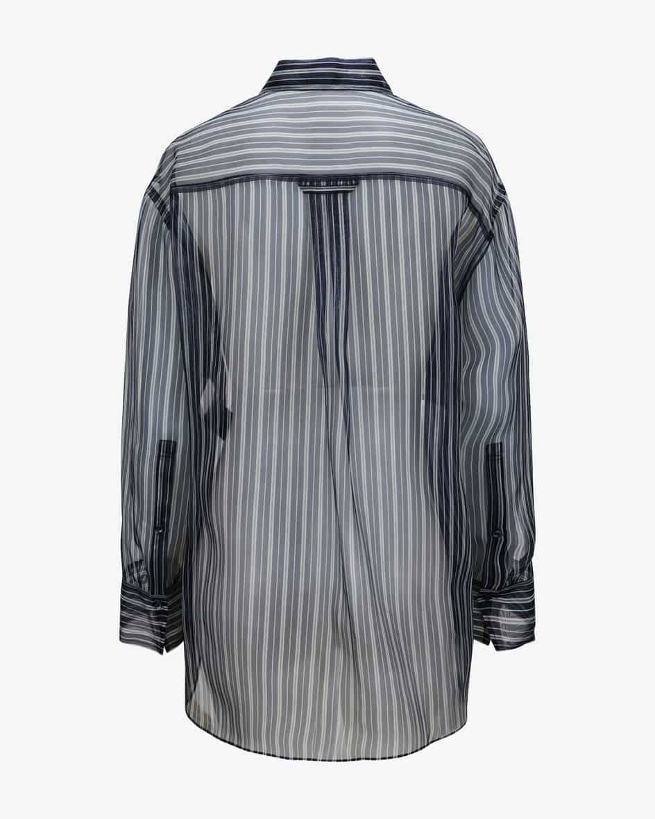 Dorothee Schumacher Transparent Stripe Seidenbluse Nur noch ein Tag übrig