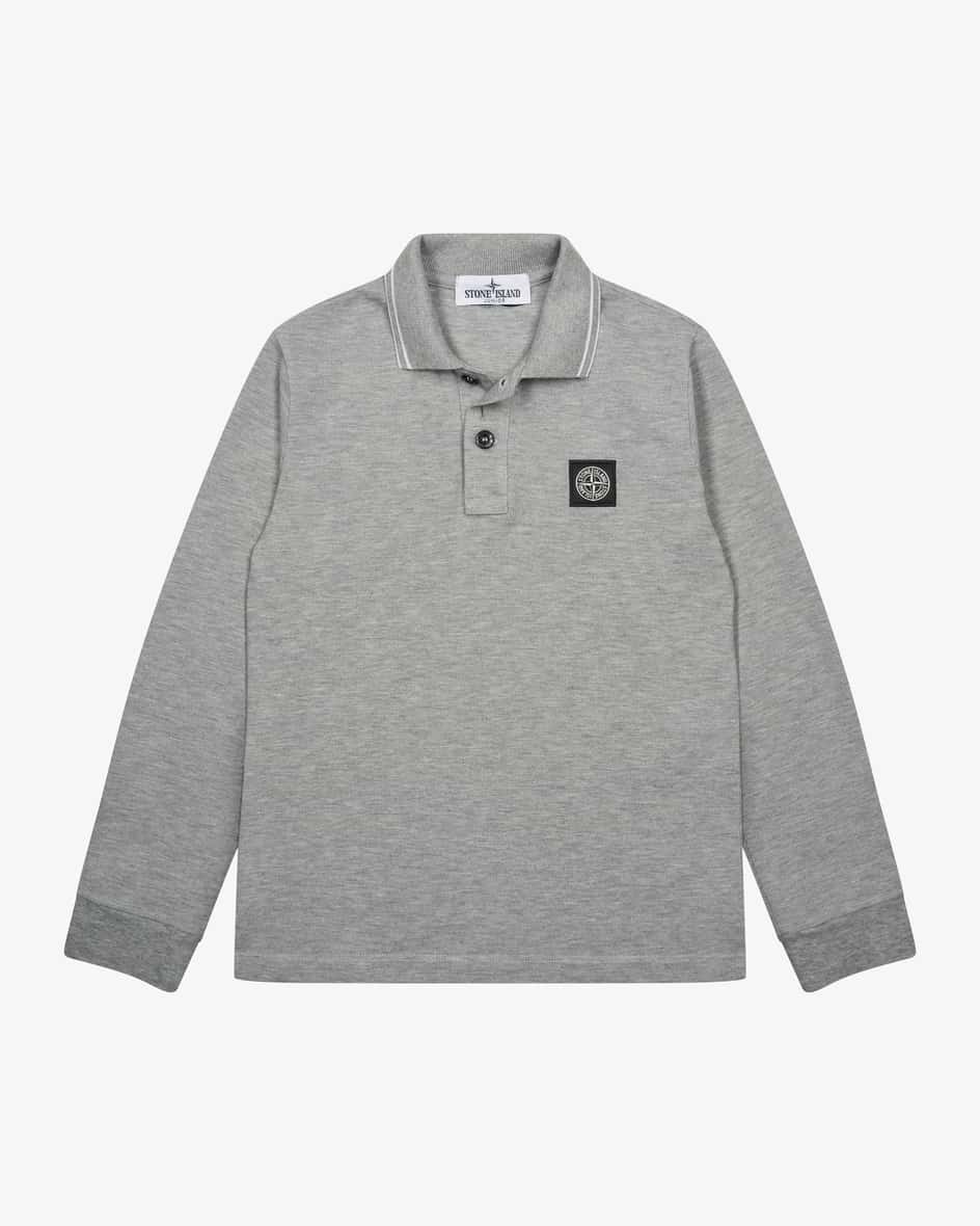 Stone Island Junior Langarm-Polo Begrenztes Angebot