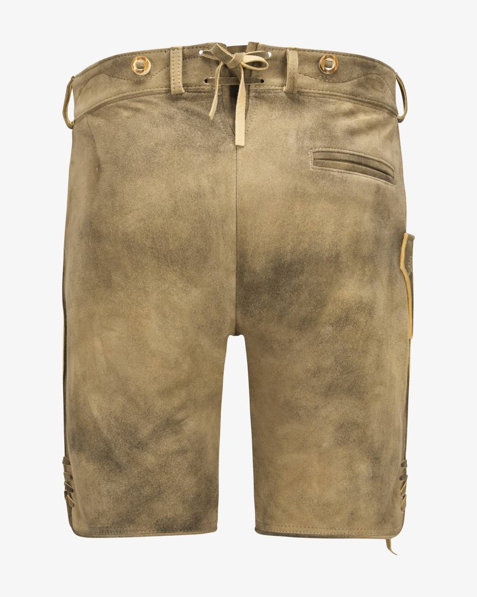LODENFREY Wiesnlederhose kurz aus Ziegenleder Räumungsverkauf