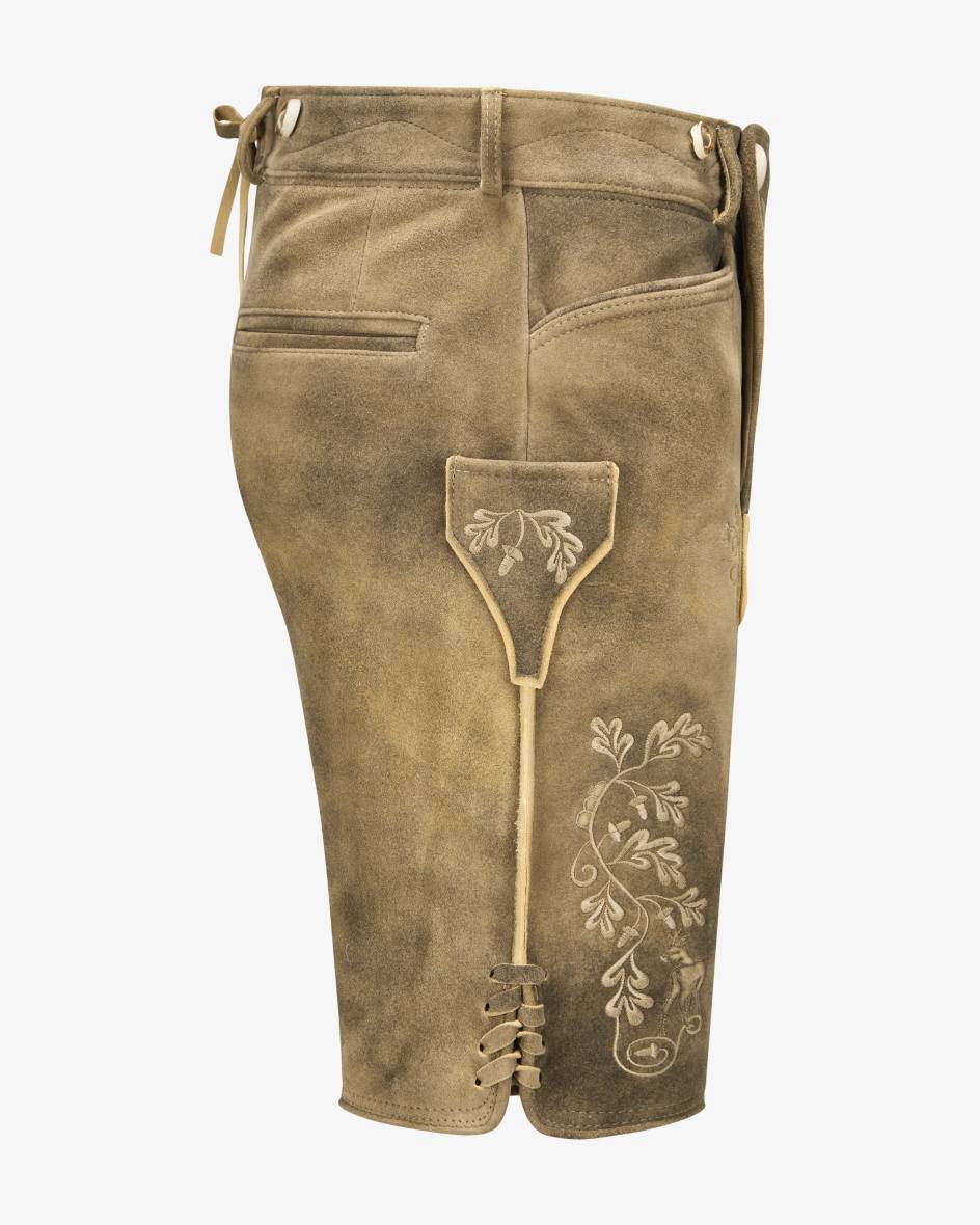 LODENFREY Wiesnlederhose kurz aus Ziegenleder Räumungsverkauf