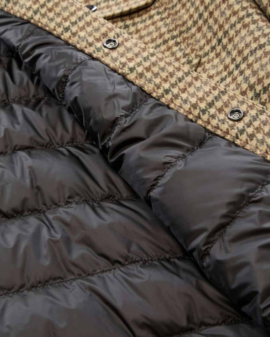 Woolrich Alaskan Wool Daunen-Shirtjacket Große Rabatte