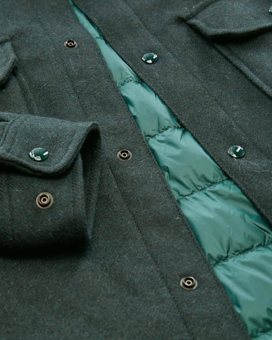 Woolrich Alaskan Wool Daunen-Shirtjacket Fabrikpreis