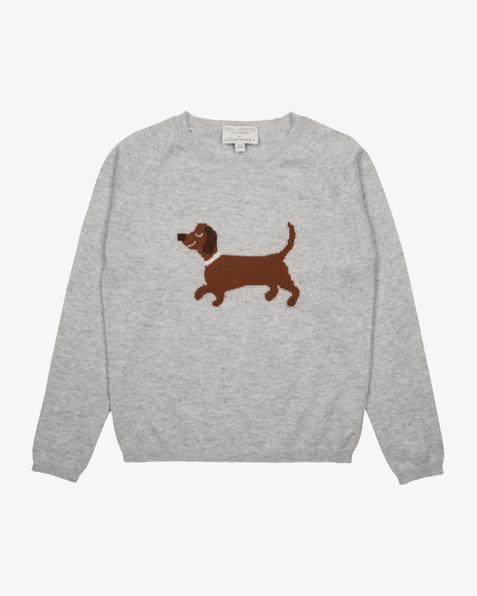Papa Lobster Dackel Cashmere-Pullover 2025