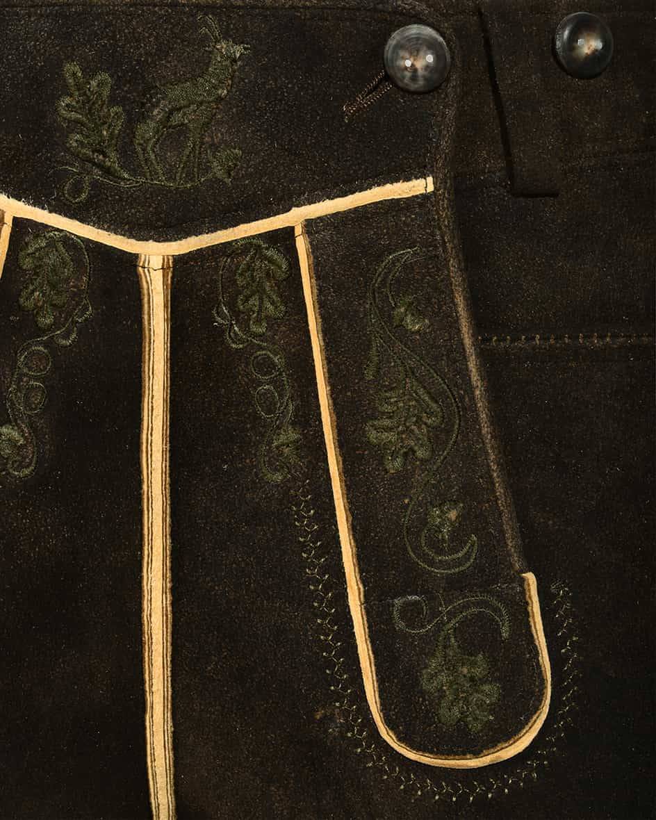 Meindl Andechs Trachten-Kniebundhose aus Hirschleder Verkauf
