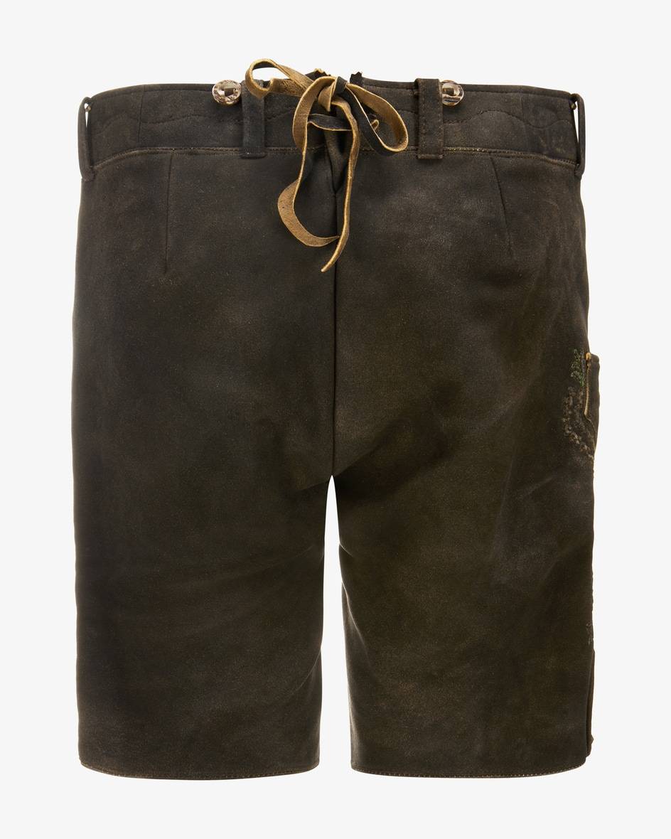 Meindl Kaiser August Lederhose aus Hirschleder Kostenloser Versand