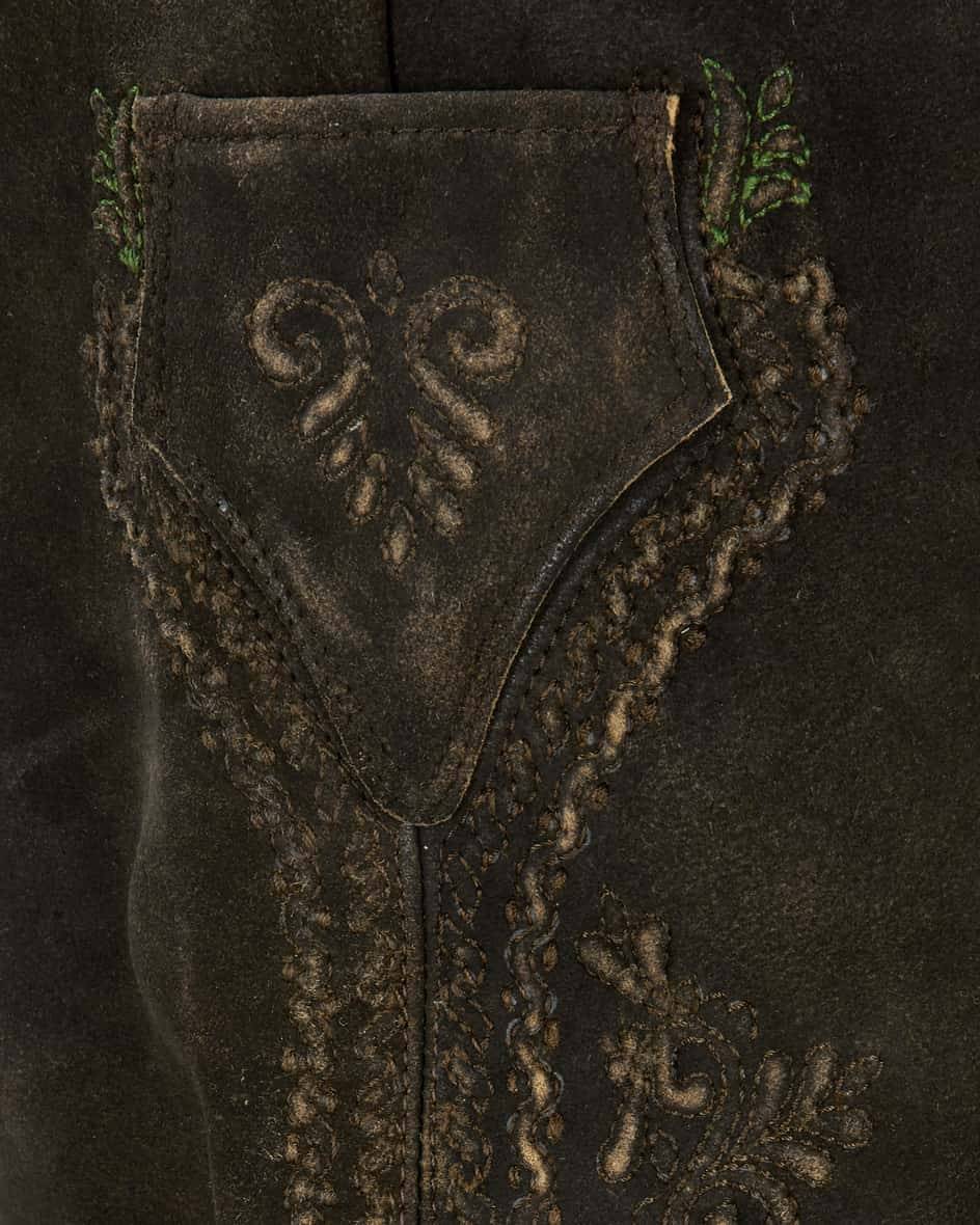 Meindl Kaiser August Lederhose aus Hirschleder Kostenloser Versand