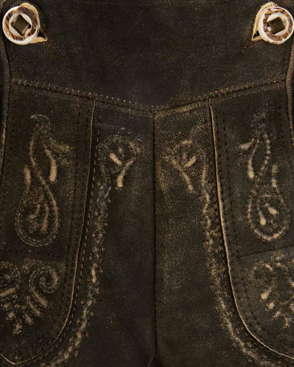 Meindl Kaiser August Lederhose aus Hirschleder Kostenloser Versand