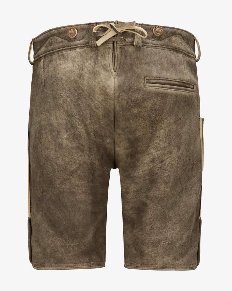 LODENFREY Wildleben Lederhose kurz aus Hirschleder Muttertagsangebot
