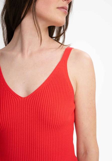 Melawear V-Neck Strick Top RHADA Saisonschlussverkauf