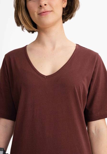 Melawear Damen V-Neck Kleid JANITRA Weihnachtsangebot