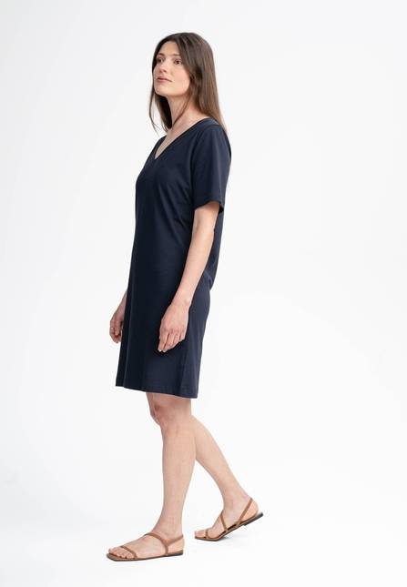 Melawear Damen V-Neck Kleid JANITRA Vatertagsangebot