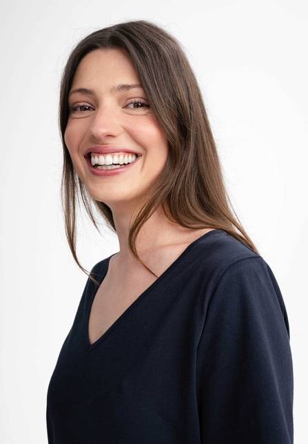 Melawear Damen V-Neck Kleid JANITRA Vatertagsangebot