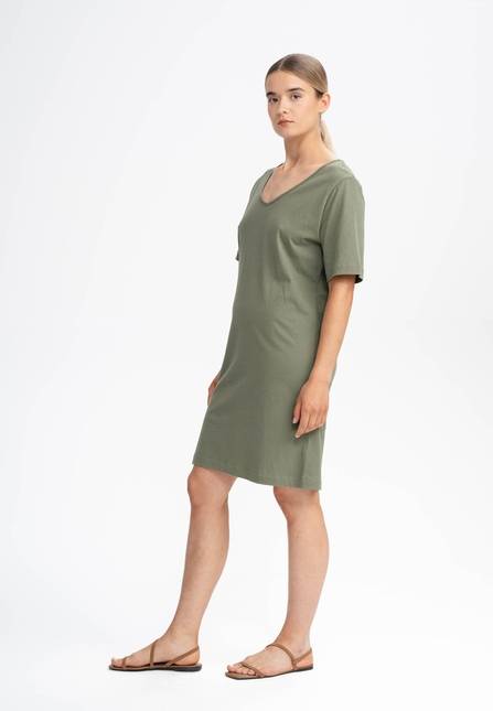 Melawear Damen V-Neck Kleid JANITRA Valentinstagsangebot