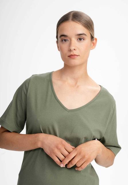 Melawear Damen V-Neck Kleid JANITRA Valentinstagsangebot