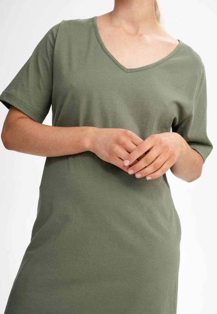 Melawear Damen V-Neck Kleid JANITRA Valentinstagsangebot