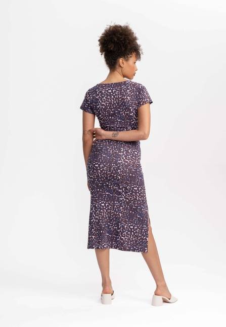 Melawear V-Neck Kleid lang SHREOSHI Zeitlich begrenztes Angebot
