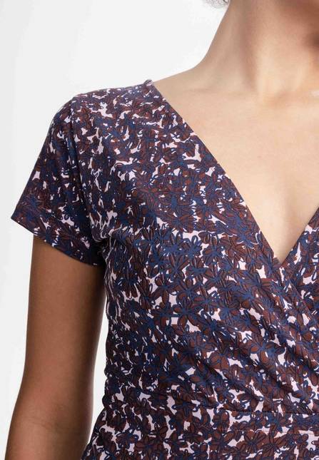 Melawear V-Neck Kleid lang SHREOSHI Zeitlich begrenztes Angebot