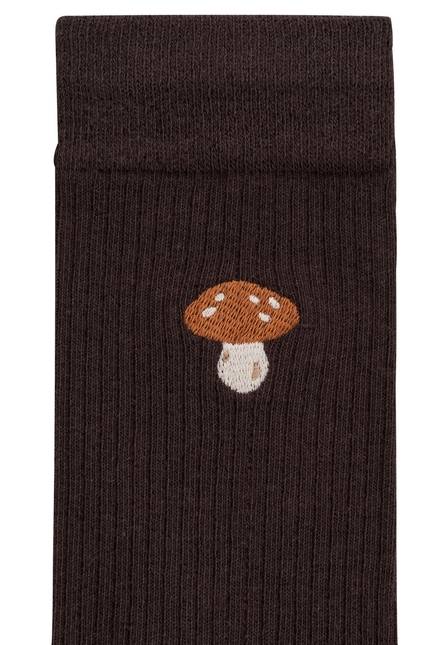 Melawear Unisex Gerippte Socken Stickerei 1er Pack Räumungsverkauf