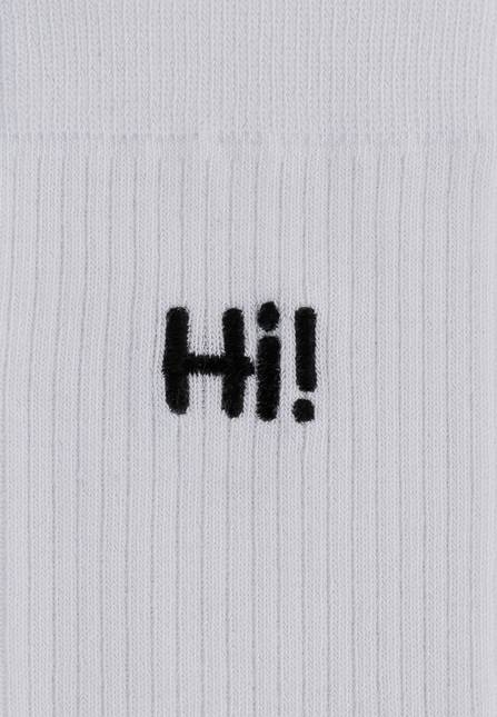 Melawear Unisex Gerippte Socken Stickerei 1er Pack Sonderangebote