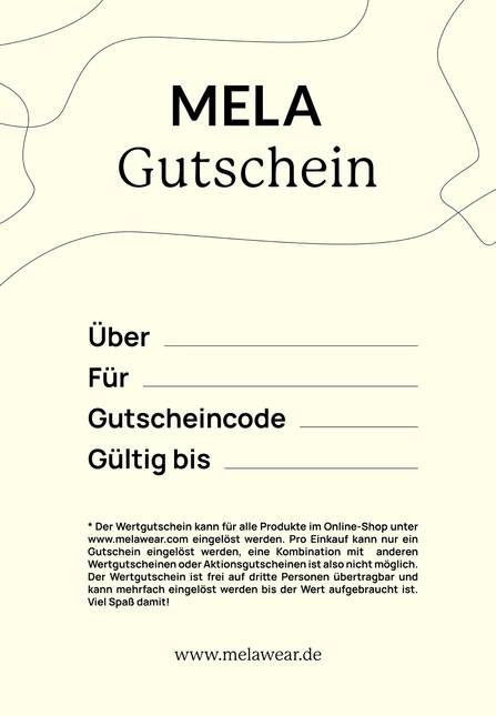 Melawear Gutschein über 75€ Sonderangebot