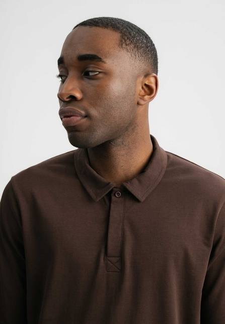 Melawear Herren Langarm Polo Shirt DIVIT Flash Sale