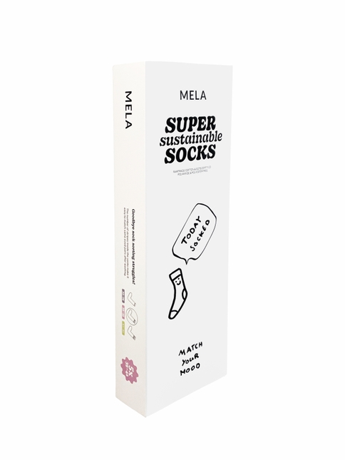 Melawear Unisex Gerippte Socken Stickerei 5er Pack Heißer Verkauf