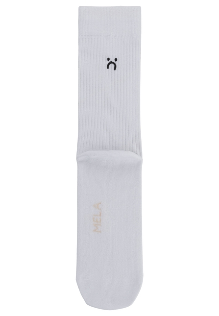 Melawear Unisex Gerippte Socken Stickerei 5er Pack Heißer Verkauf