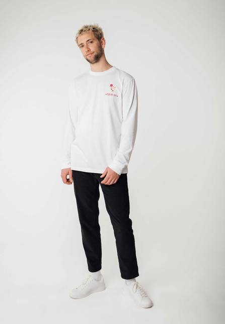 Melawear Oversized Langarmshirt Artist Edition Anjali Riesige Ersparnisse