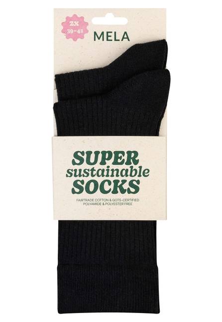 Melawear Gerippte Socken 2er Pack Wochenangebot