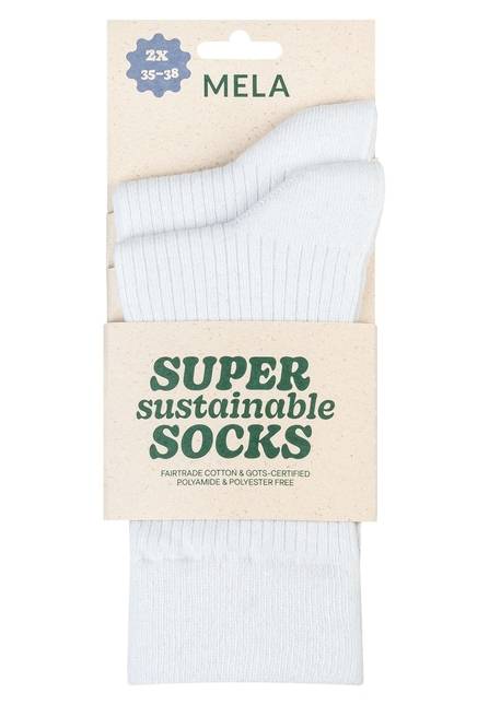 Melawear Gerippte Socken 2er Pack Begrenzte Freigabe