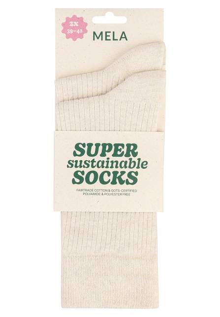 Melawear Gerippte Socken 2er Pack JETZT KAUFEN