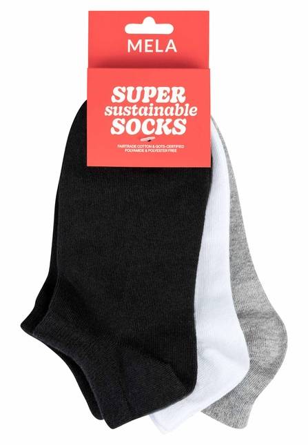 Melawear Sneakersocken 3er Pack Begrenzt auf 3 Tage