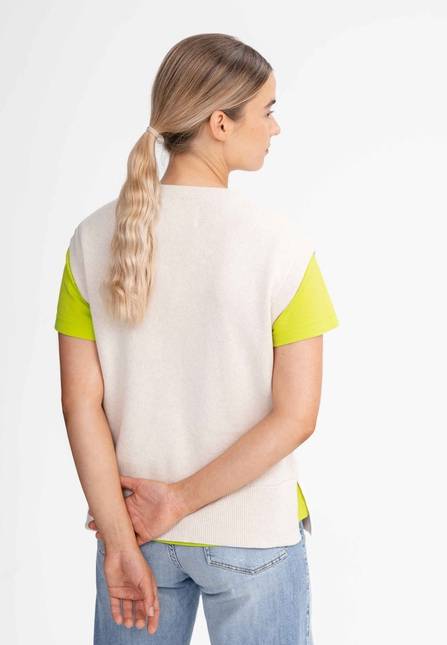 Melawear Damen Jacquard Strick Pullunder JAMUNA Rabatte dieses Monats