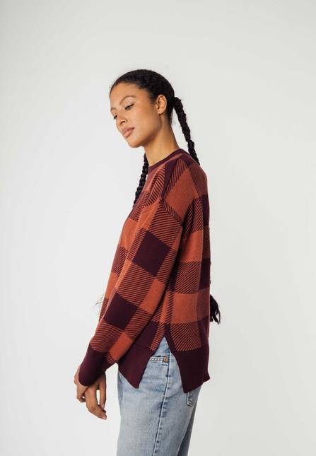 Melawear Jacquard Strickpullover FAIZA Schlussverkauf