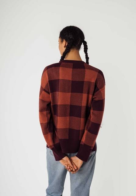 Melawear Jacquard Strickpullover FAIZA Schlussverkauf