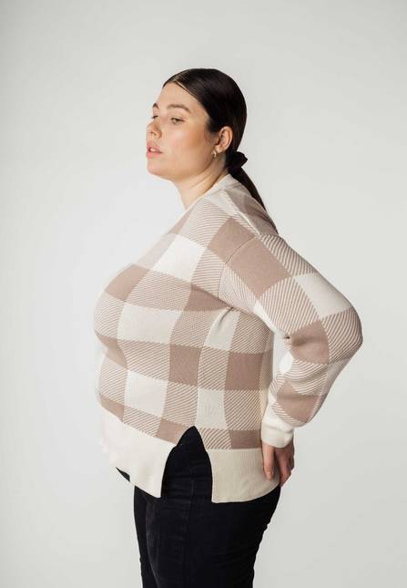 Melawear Jacquard Strickpullover FAIZA Günstiger Verkauf