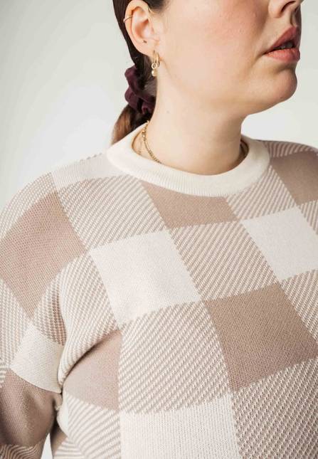 Melawear Jacquard Strickpullover FAIZA Günstiger Verkauf