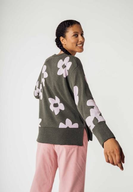Melawear Jacquard Strickpullover FAIZA Fabrikverkauf