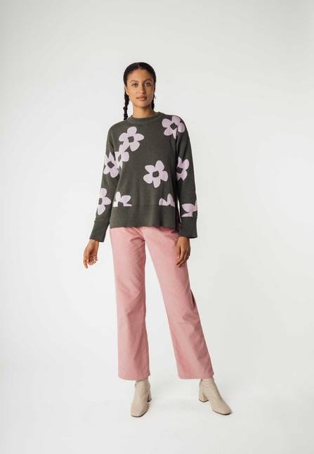 Melawear Jacquard Strickpullover FAIZA Fabrikverkauf