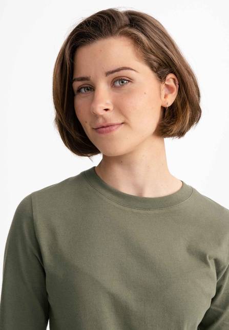 Melawear Damen Basic Langarmshirt DHIVYA Muttertagsangebot