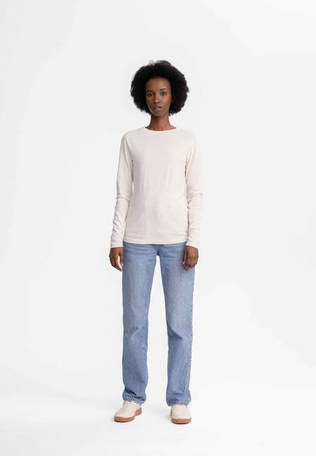 Melawear Damen Basic Langarmshirt DHIVYA Vatertagsangebot