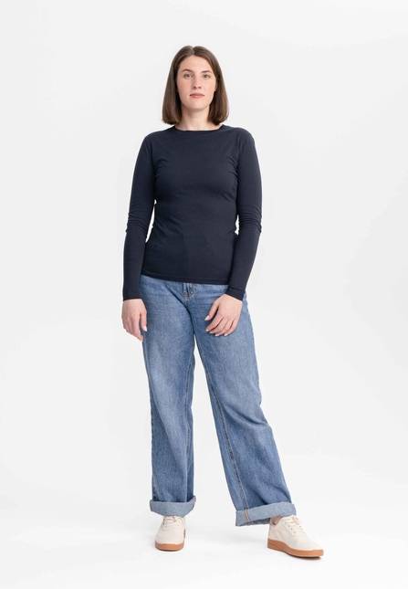 Melawear Damen Basic Langarmshirt DHIVYA Lagerräumung