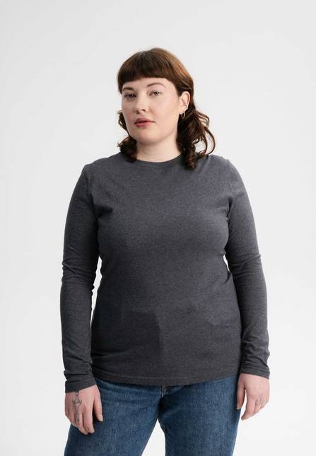 Melawear Damen Basic Langarmshirt DHIVYA Top Angebot